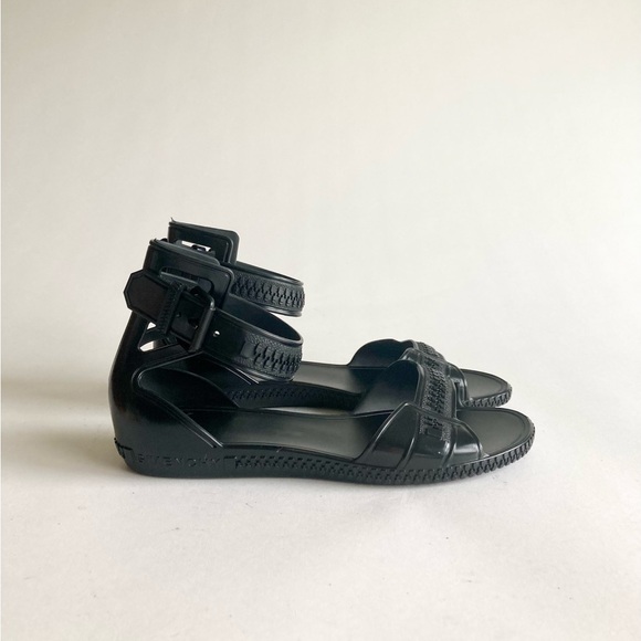 Givenchy Black Synthetic Ankle Strap Sandals size EUR 36, US 5.5 - Picture 2 of 16